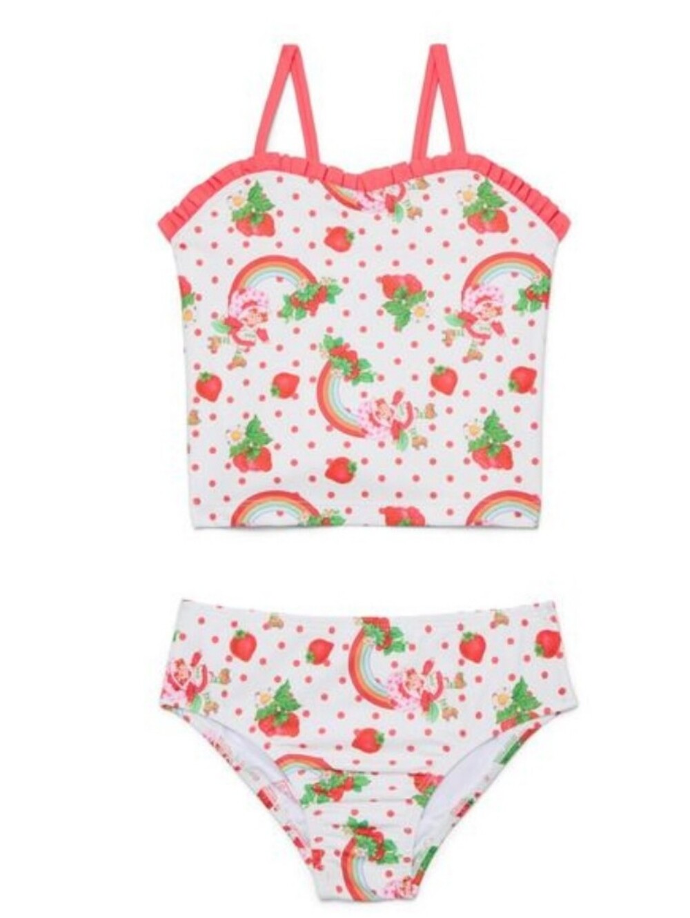 Strawberry Shortcake Toddler Girls' 2-Piece Tankini Swimsuit Set